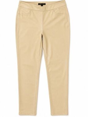 Ryan Wylde • Tan • Stretch • Rayon Blend • Pull-On Pants • 1X